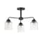 Maxim Lighting Acadia 3-Light 20" Wide Black Chandelier 12260CDBK - alternate 1